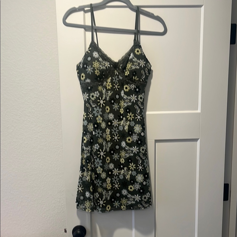 Floral Spaghetti Strap Dress